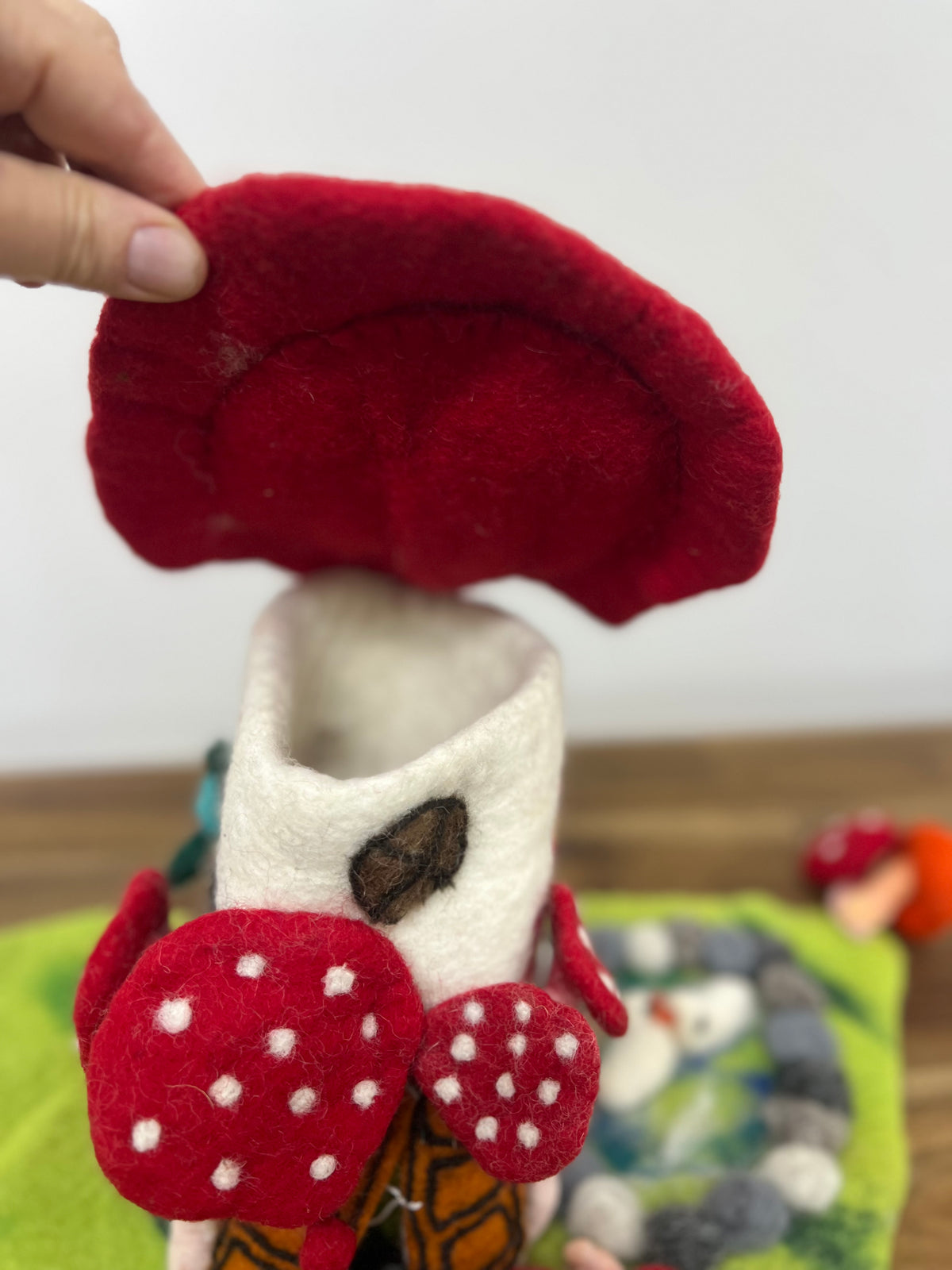 ethik felt || giant mushroom house