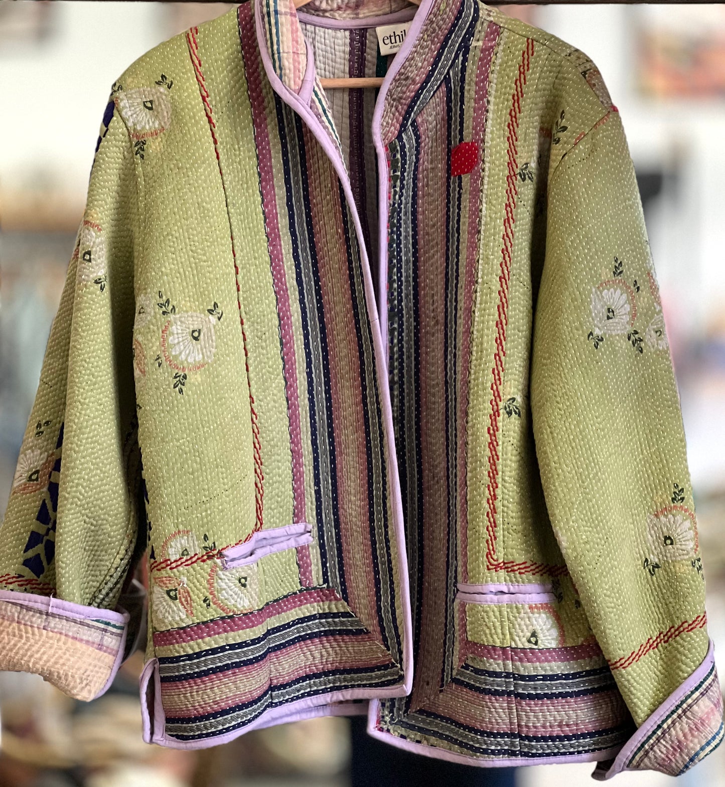 ethik || vintage kantha jacket