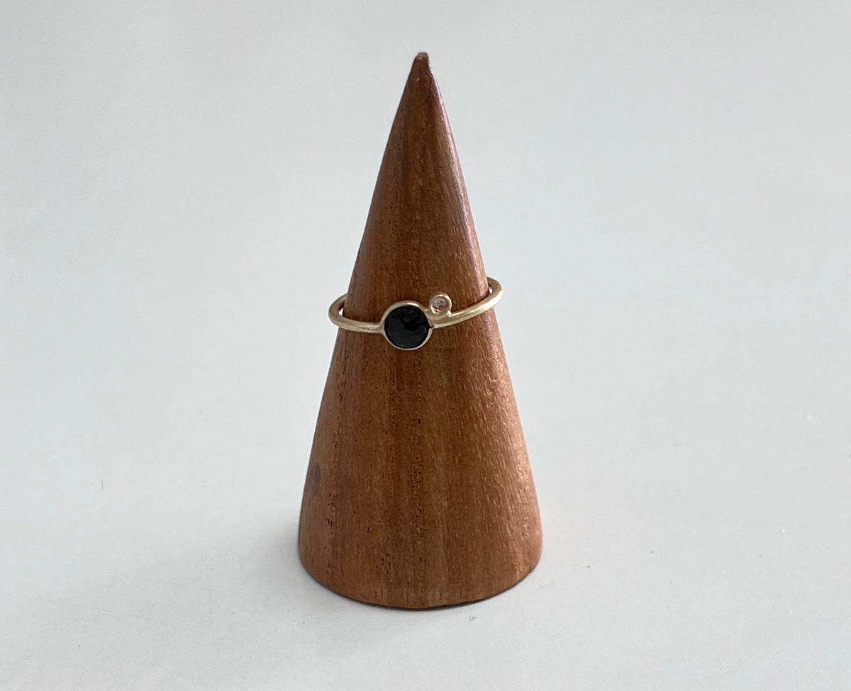 Jaipur gold || double stone ring