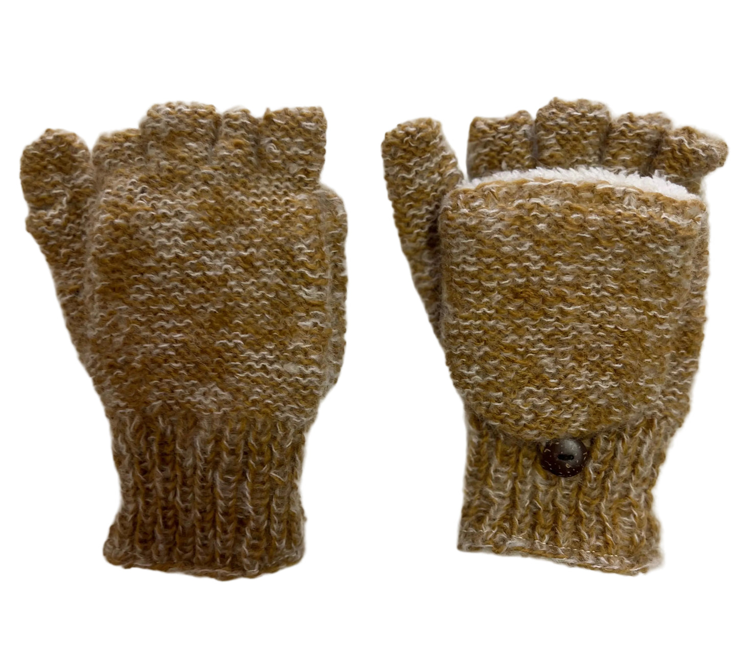ethik mohair blend || fingerless gloves with mitten