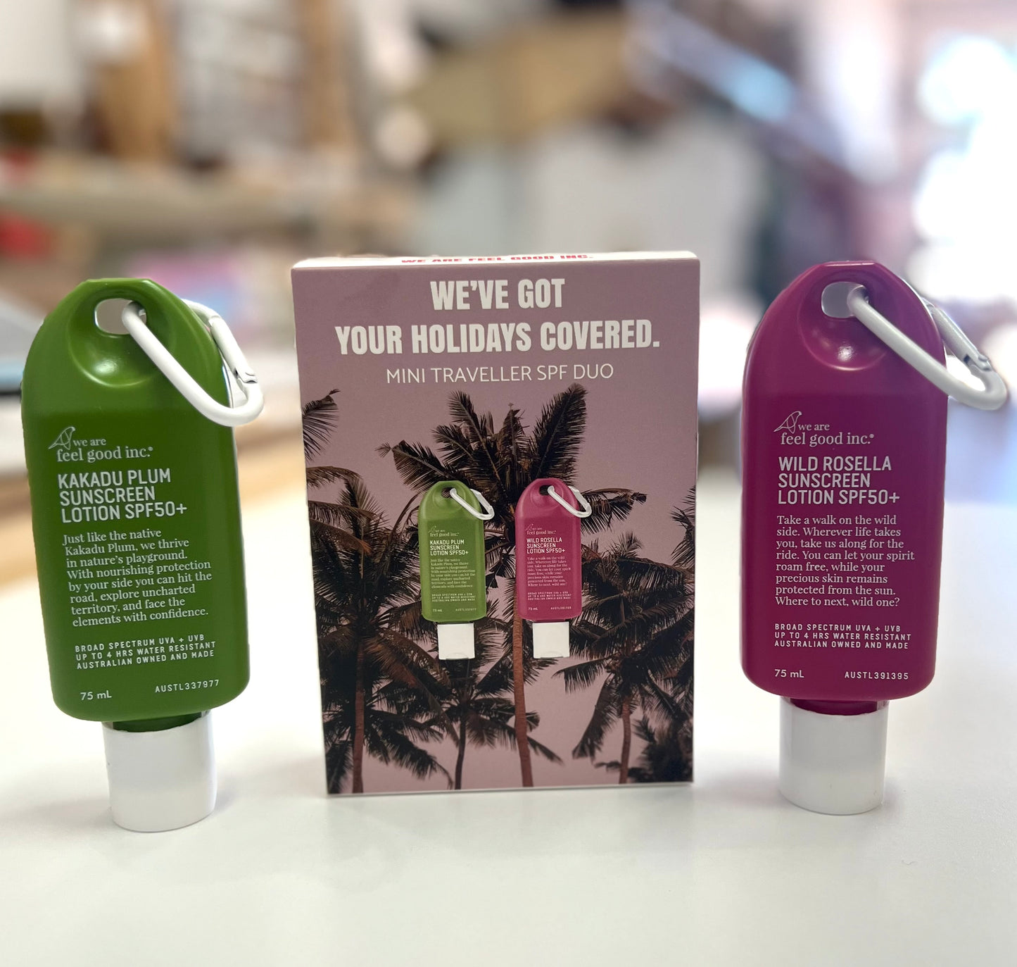 we are feel good inc || mini traveller 75ml duo