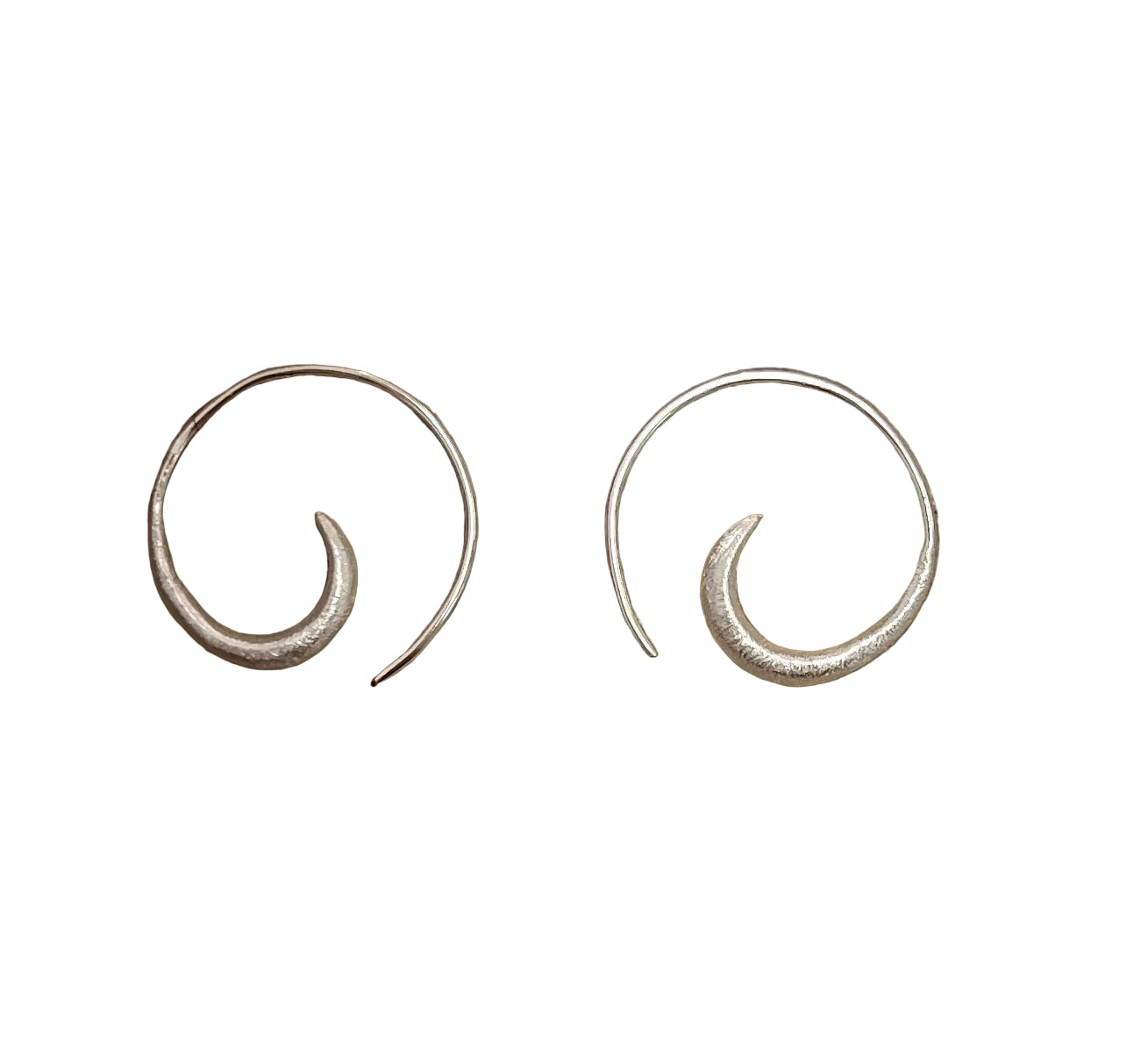 Jaipur silver earrings || hoops