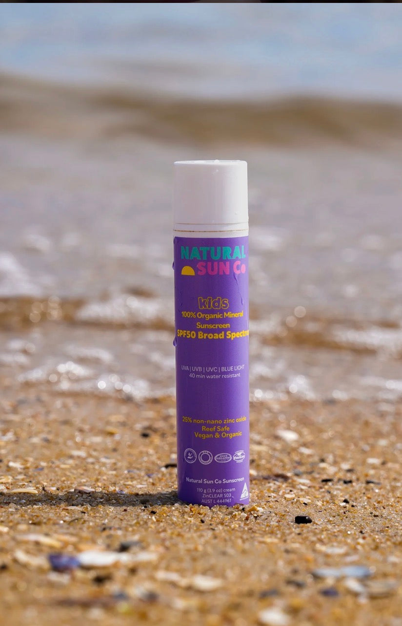 Natural Sun Co sunscreen || kids
