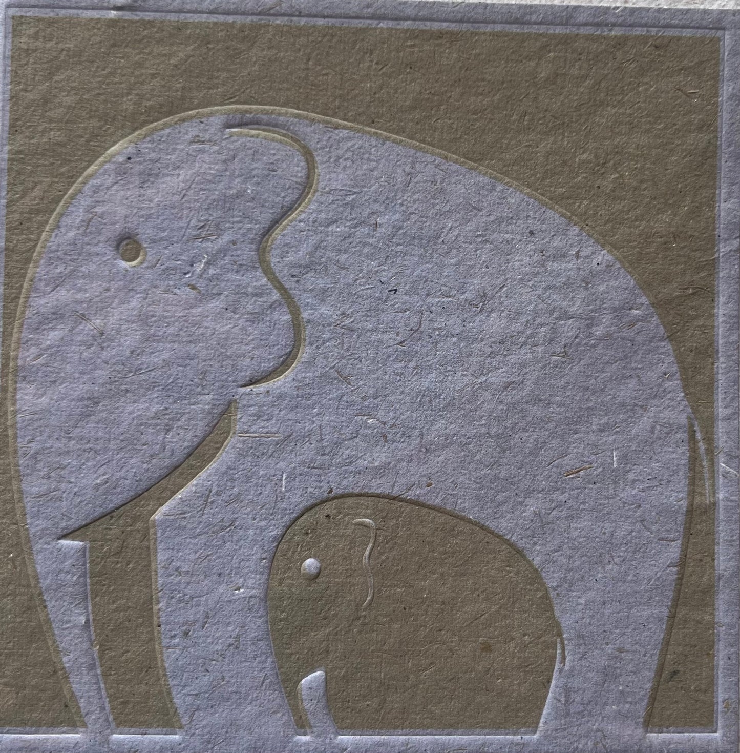 Saraswati paper cards || elephant designs