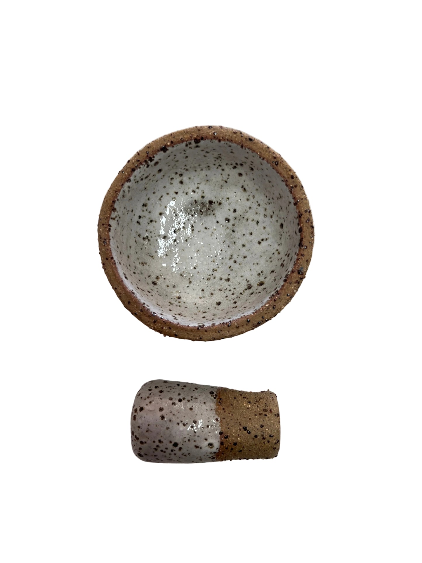 mini ceramic mortar and pestle