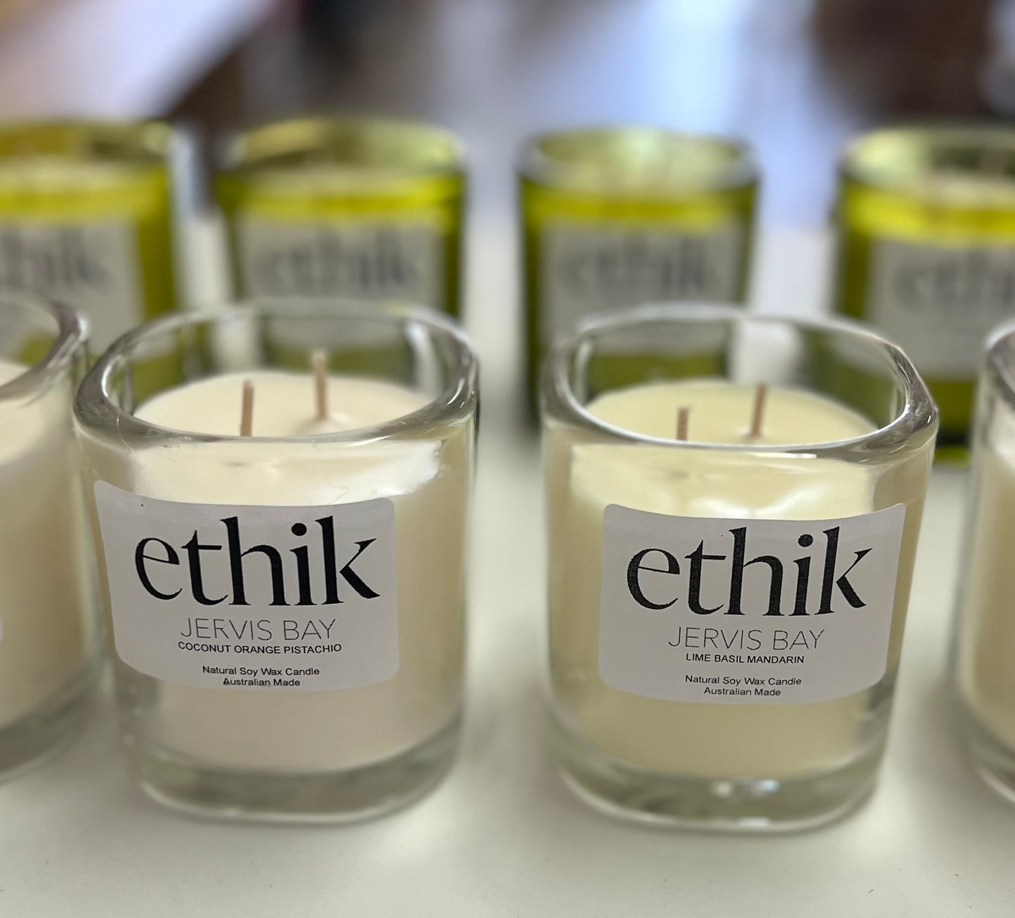ethik jervis bay || double wick glass candle