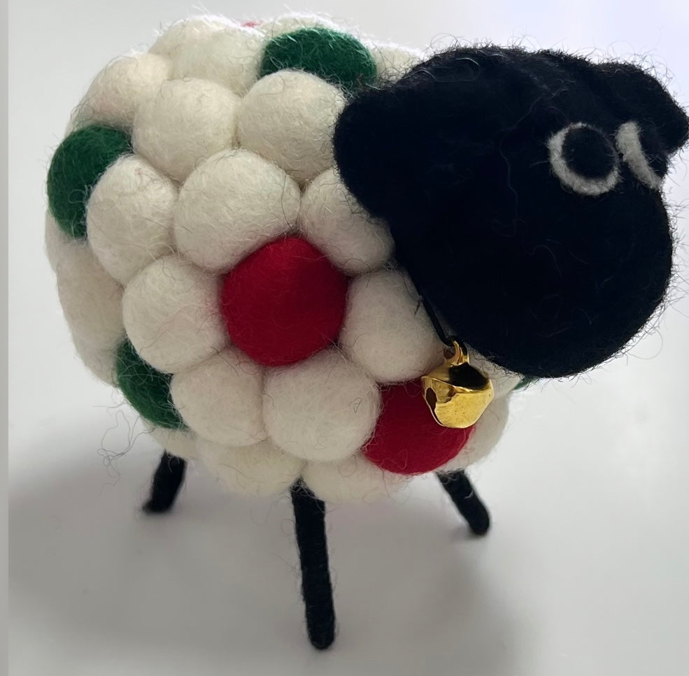 ethik felt || xmas felt ball sheep