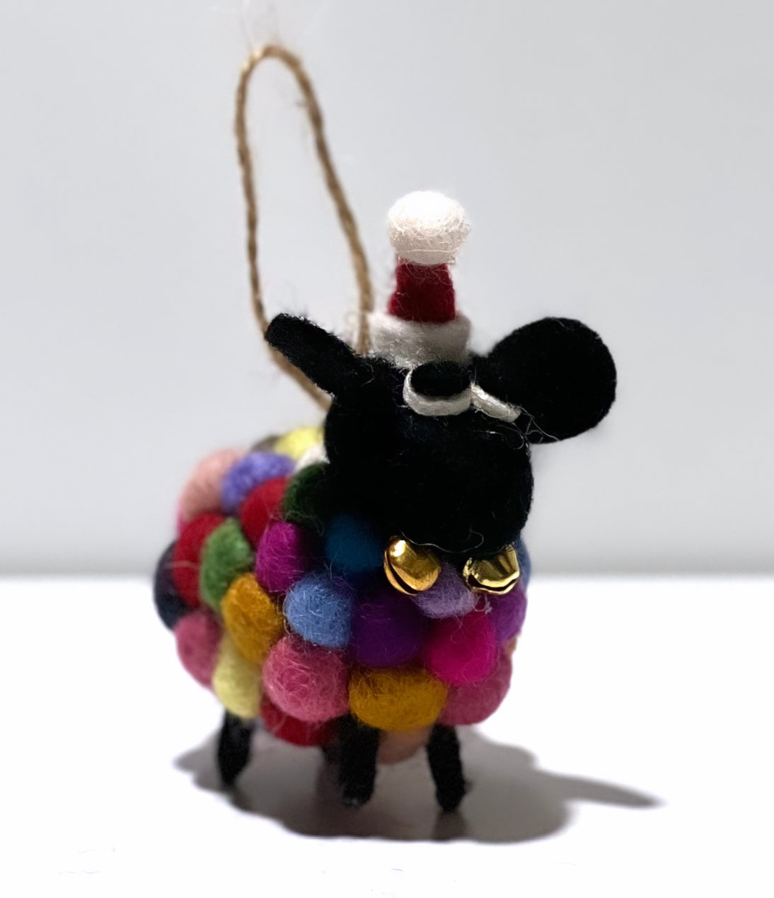 ethik felt || tiny sheep xmas decorations