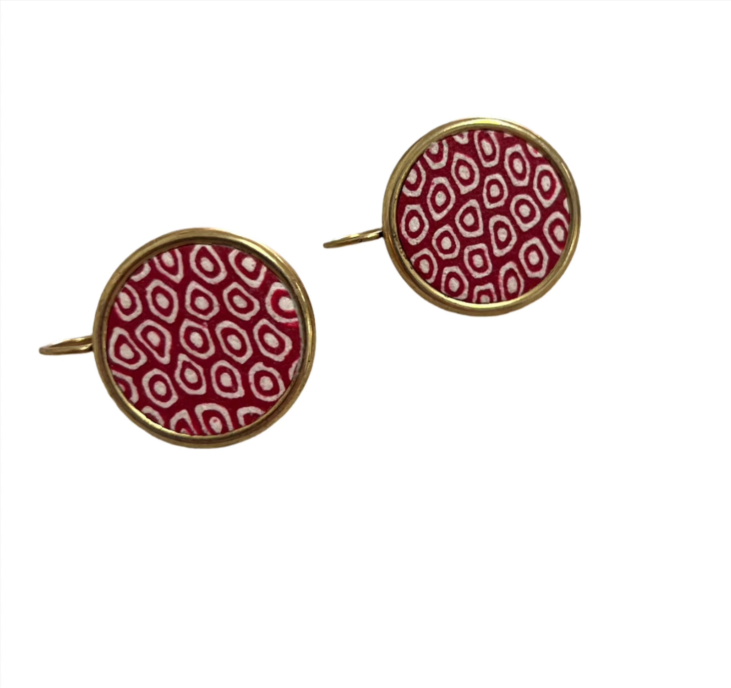 samunnat jewellery || gold embossed earrings