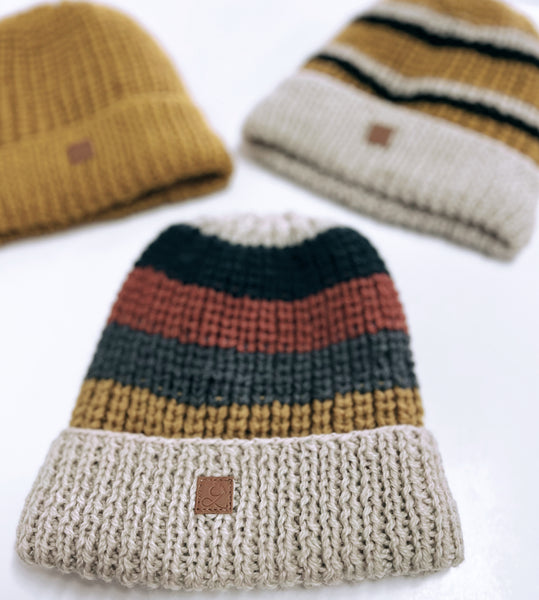 ethik merino wool || chunky knit unisex beanie