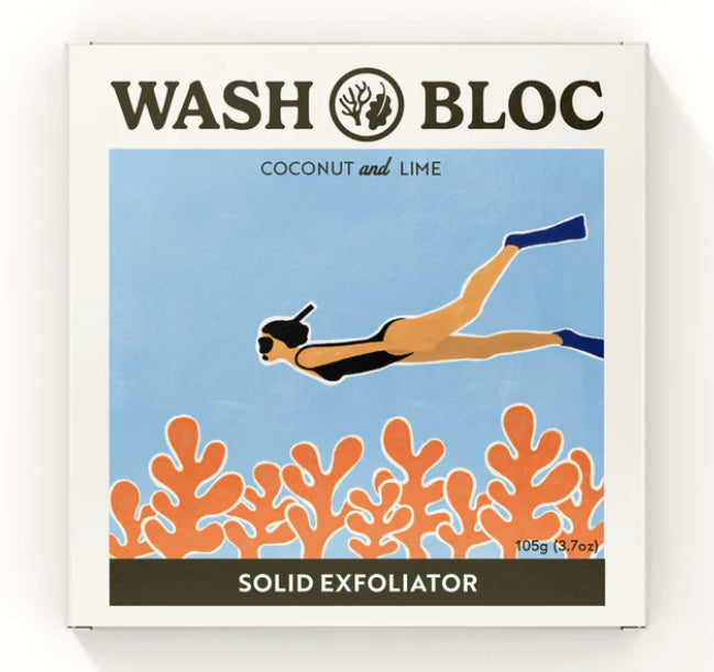 wash bloc || exfoliating body wash
