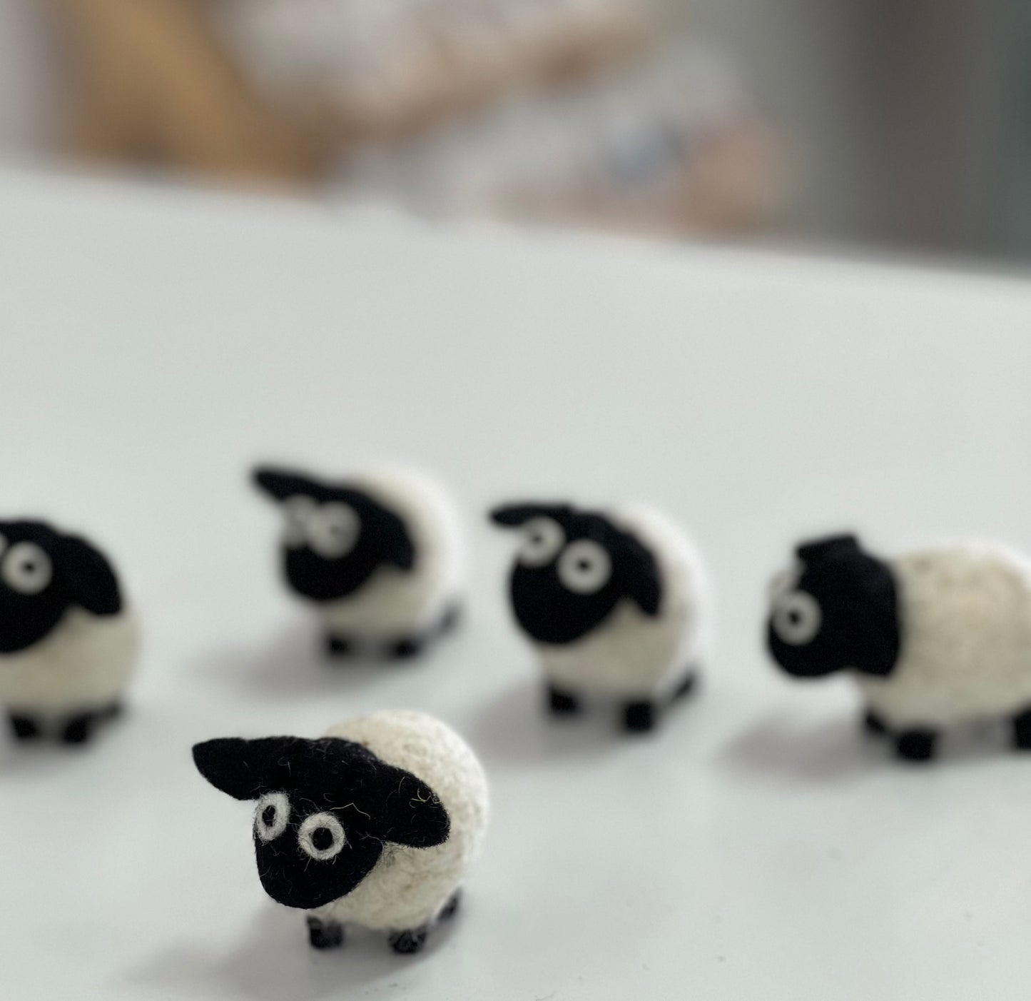 ethik felt || tiny black faced sheep