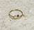 Jaipur gold plated ring || 2 stone