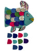 felt “rainbow fish” handpuppet