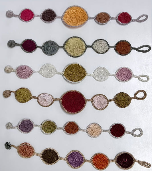 Turkish Needle-point “circle” bracelets