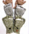 Mohair Fingerless Gloves with mitten