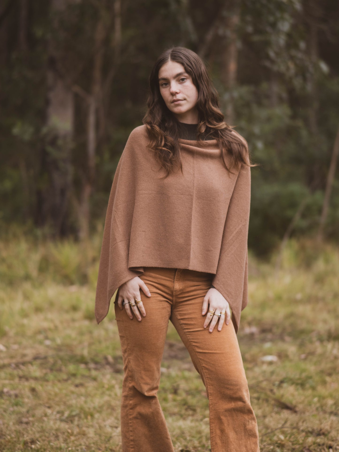 ethik poncho || merino wool and cashmere