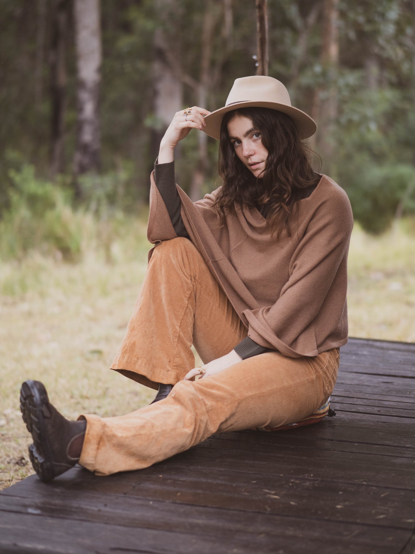 ethik poncho || merino wool and cashmere