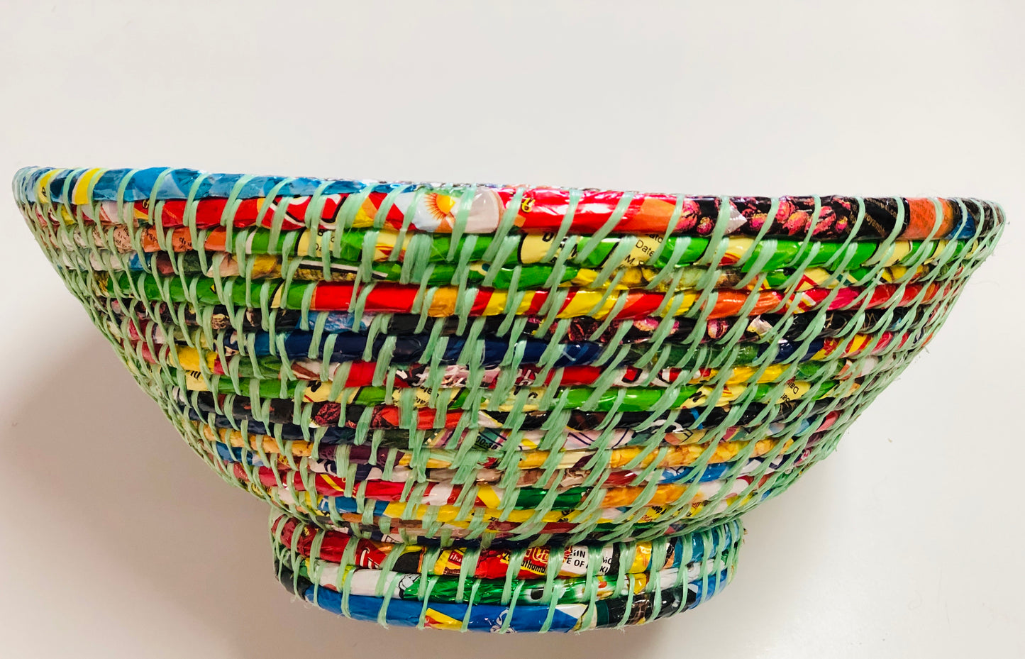 large recycled rubbish bowl