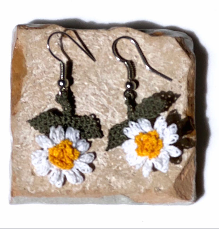 Turkish Sunflower 🌻 & Daisy Earrings