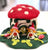 felt " mushroom house'