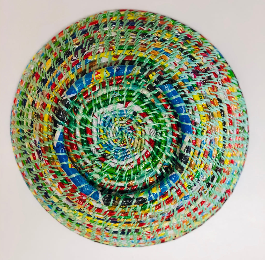 large recycled rubbish bowl
