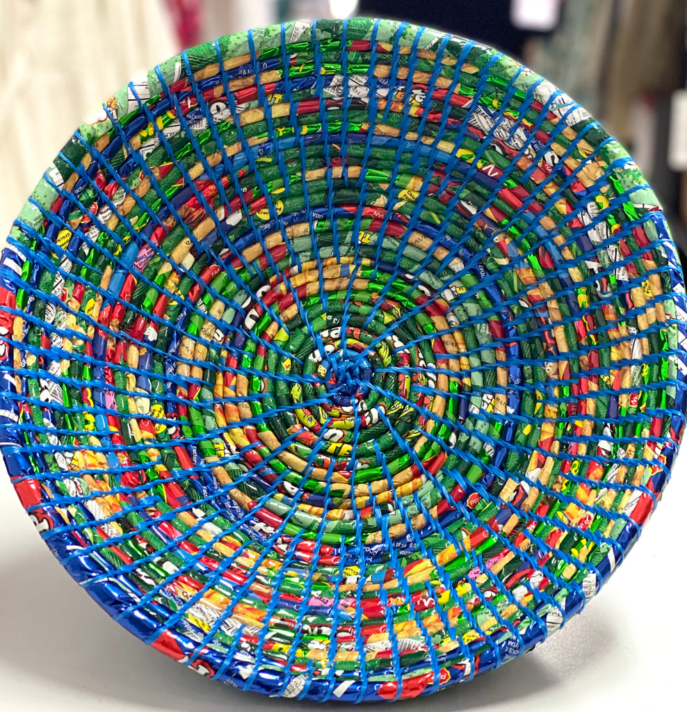 Extra large recycled rubbish bowl