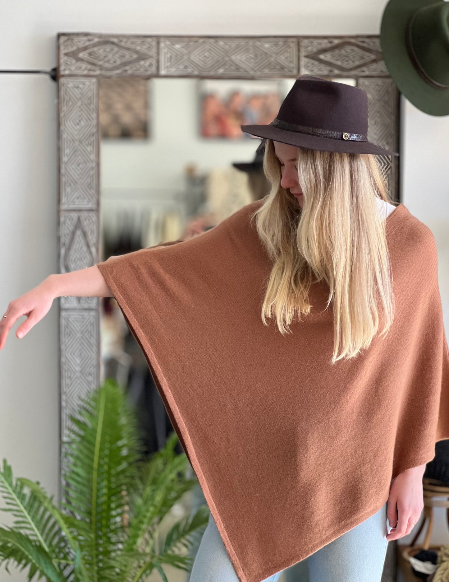 ethik poncho || merino wool and cashmere