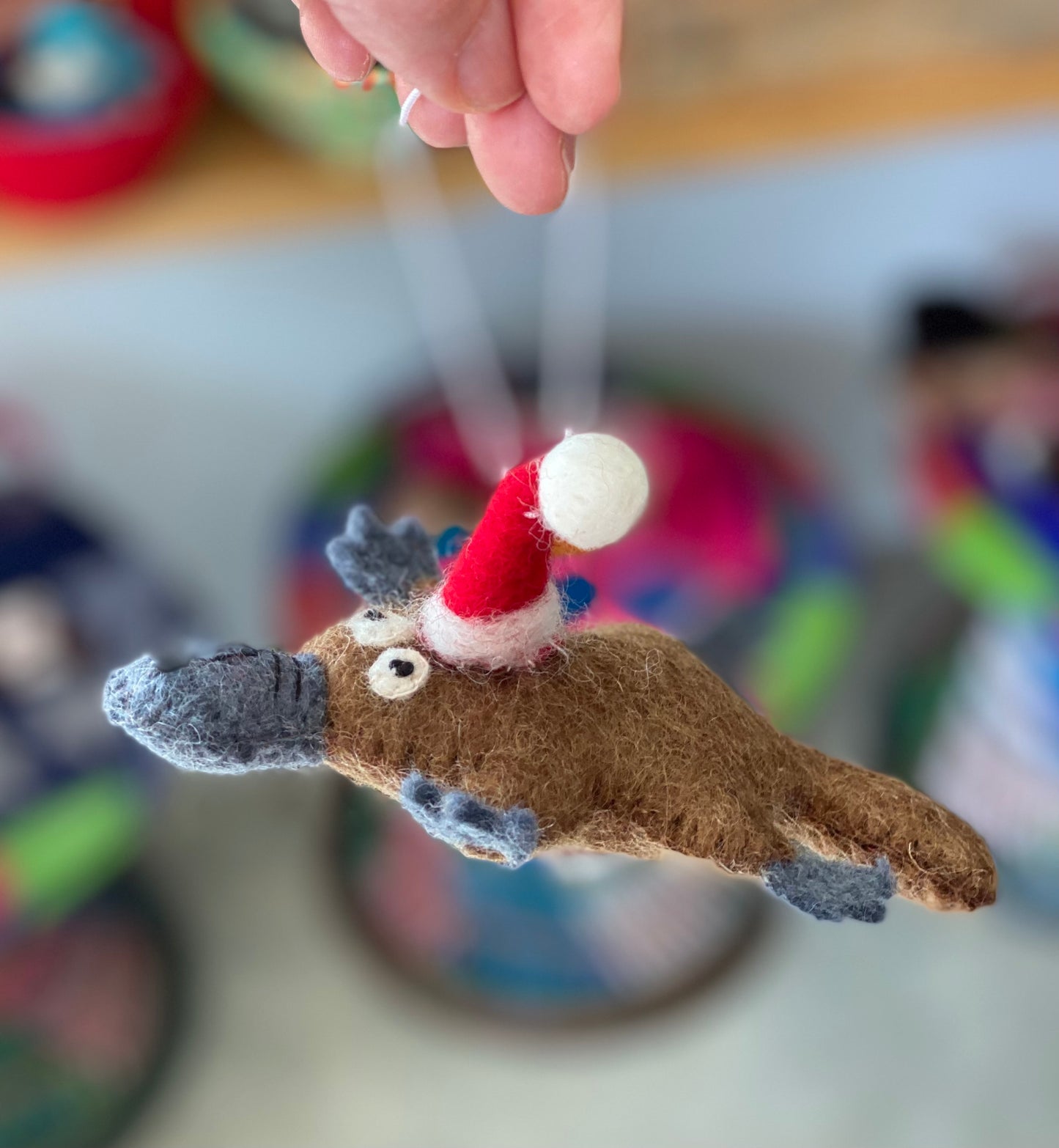 ethik felt ||  2D aussie animal xmas decorations