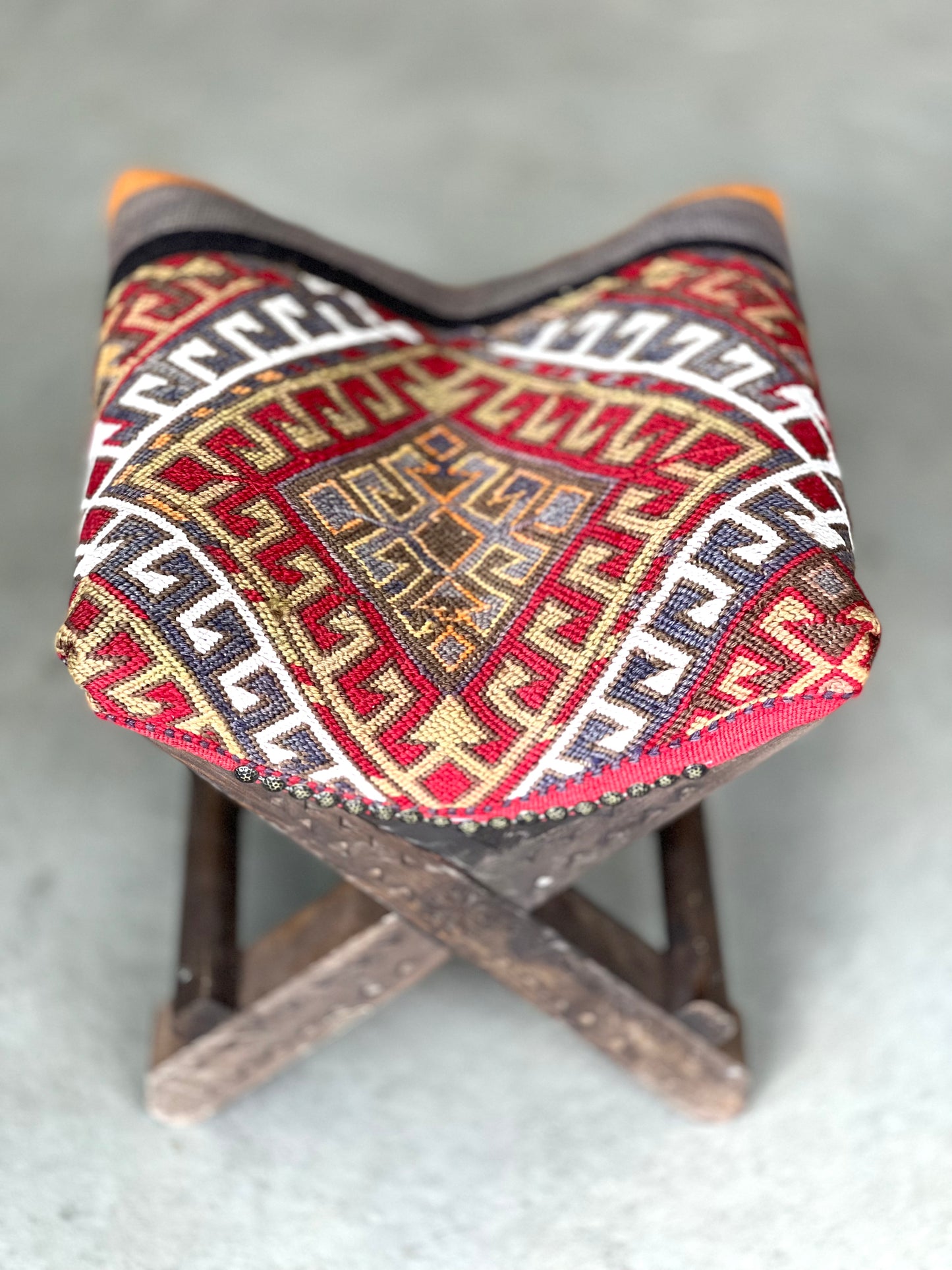 Vintage Turkish Teahouse Stool