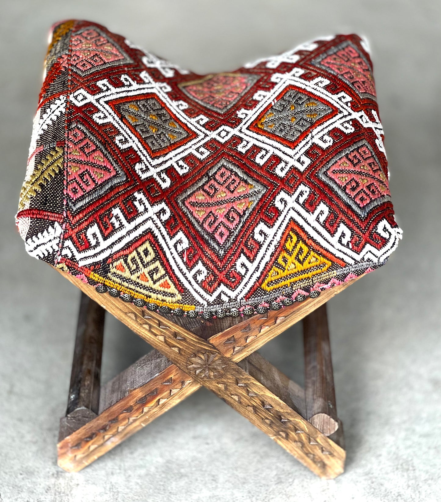 Vintage Turkish Teahouse Stool