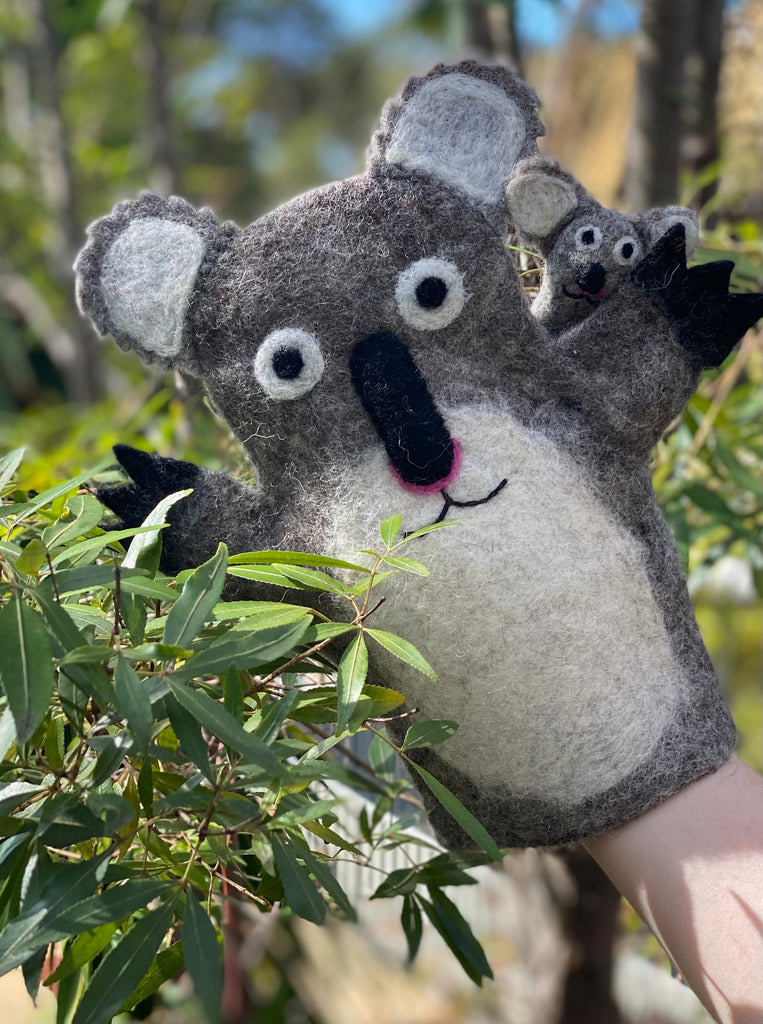 Felt Koala handpuppet
