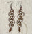 Turkish “tatting” long drop earrings