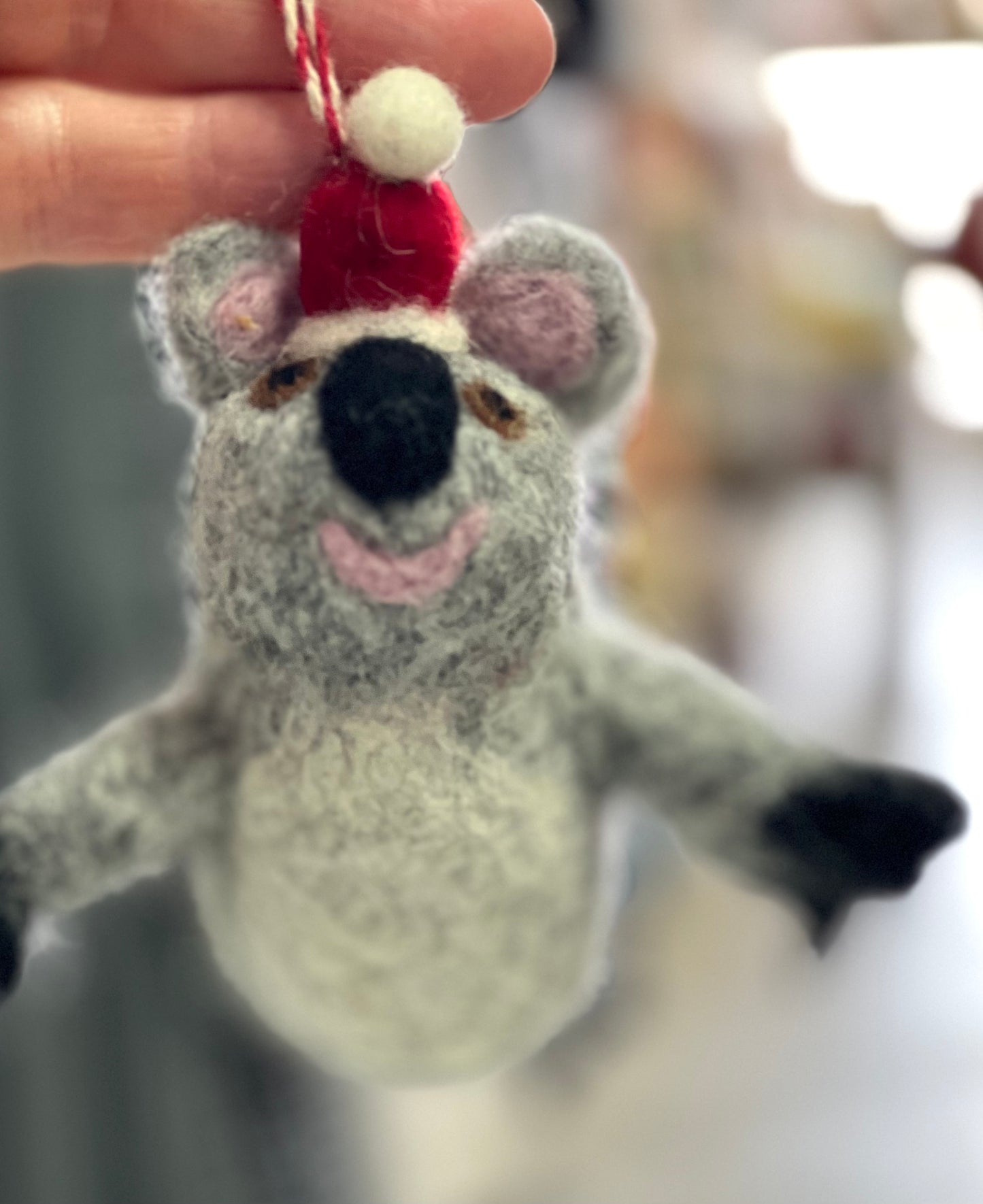 ethik felt || 3D aussie animal xmas decorations