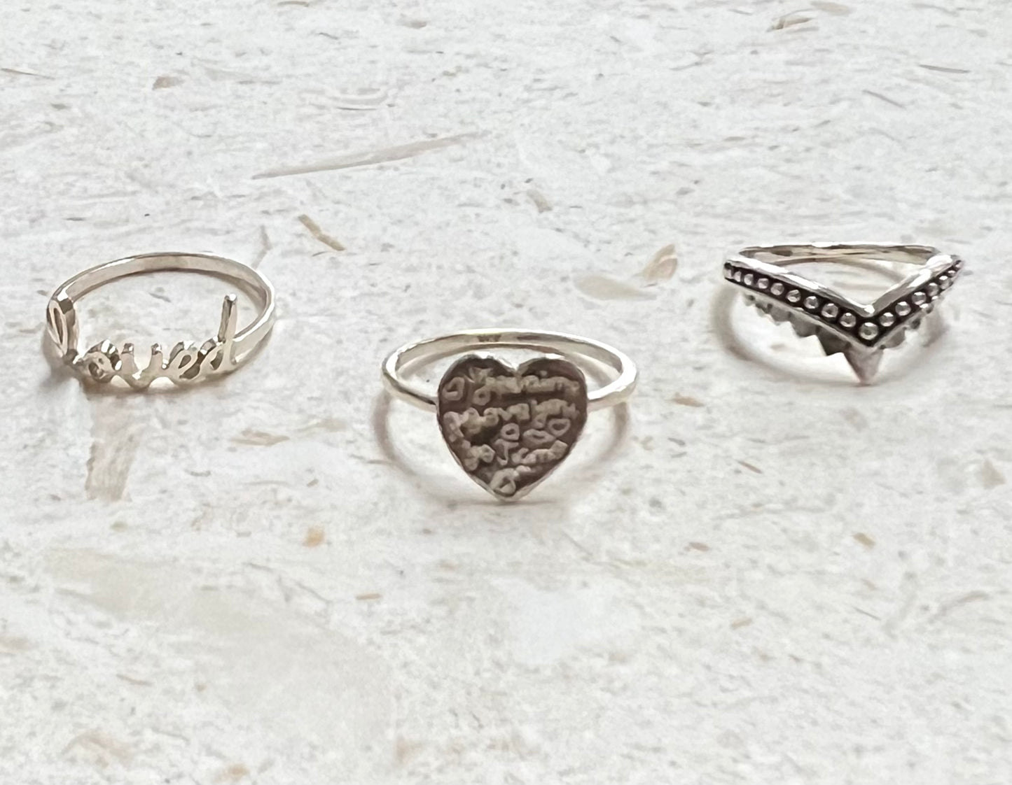 ethik jewellery|| $35.00 silver rings