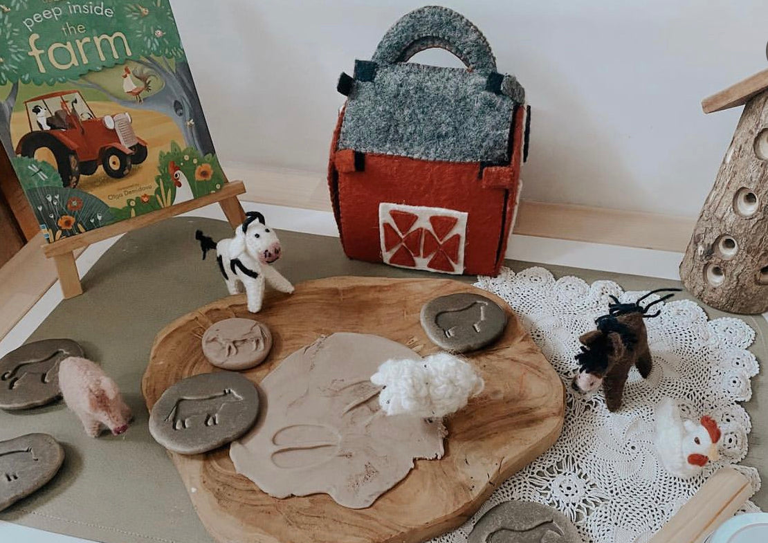 ethik felt || 12 piece felt “Barnyard” set