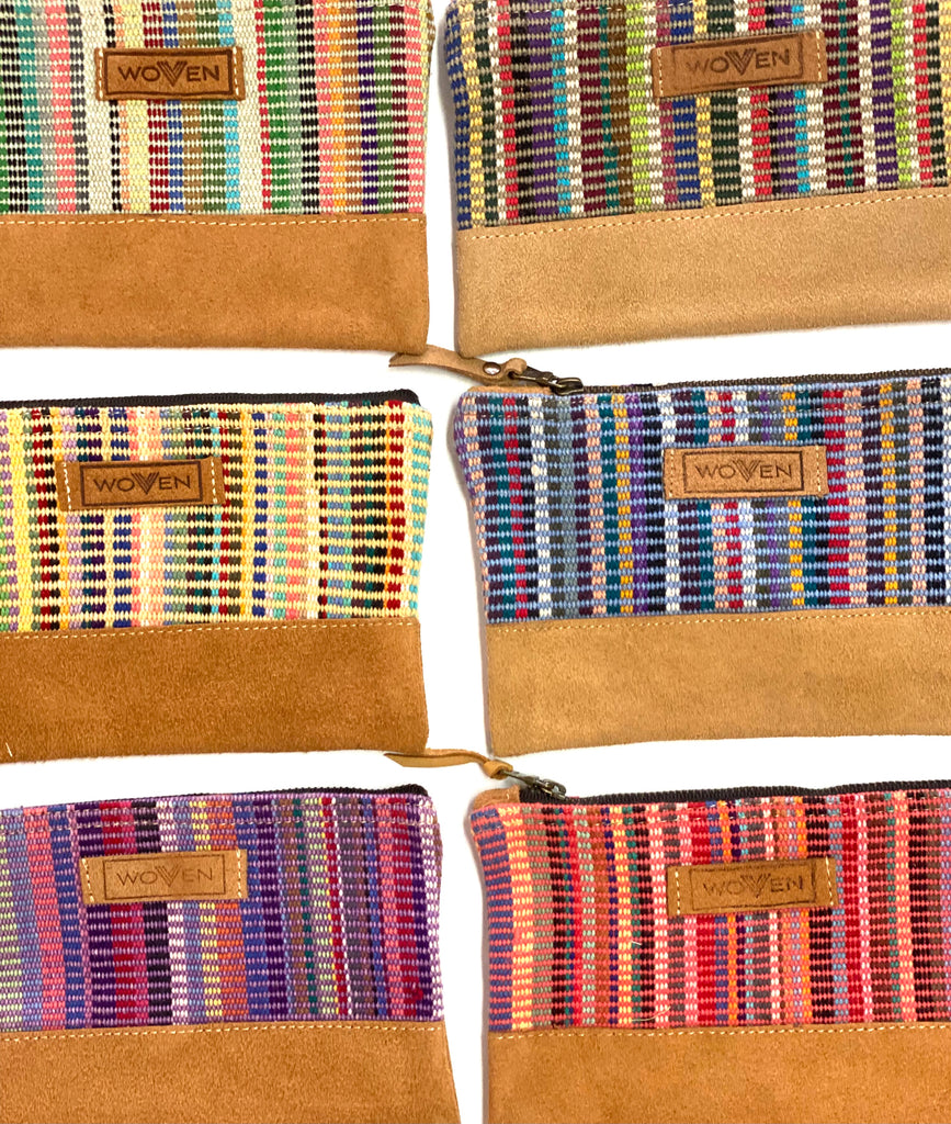 “woven” fair-trade purse