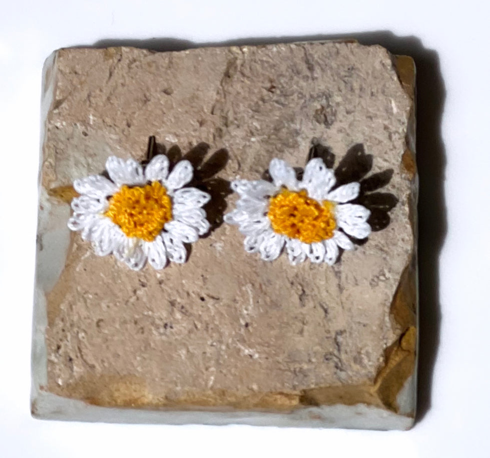 Turkish Sunflower 🌻 & Daisy Earrings