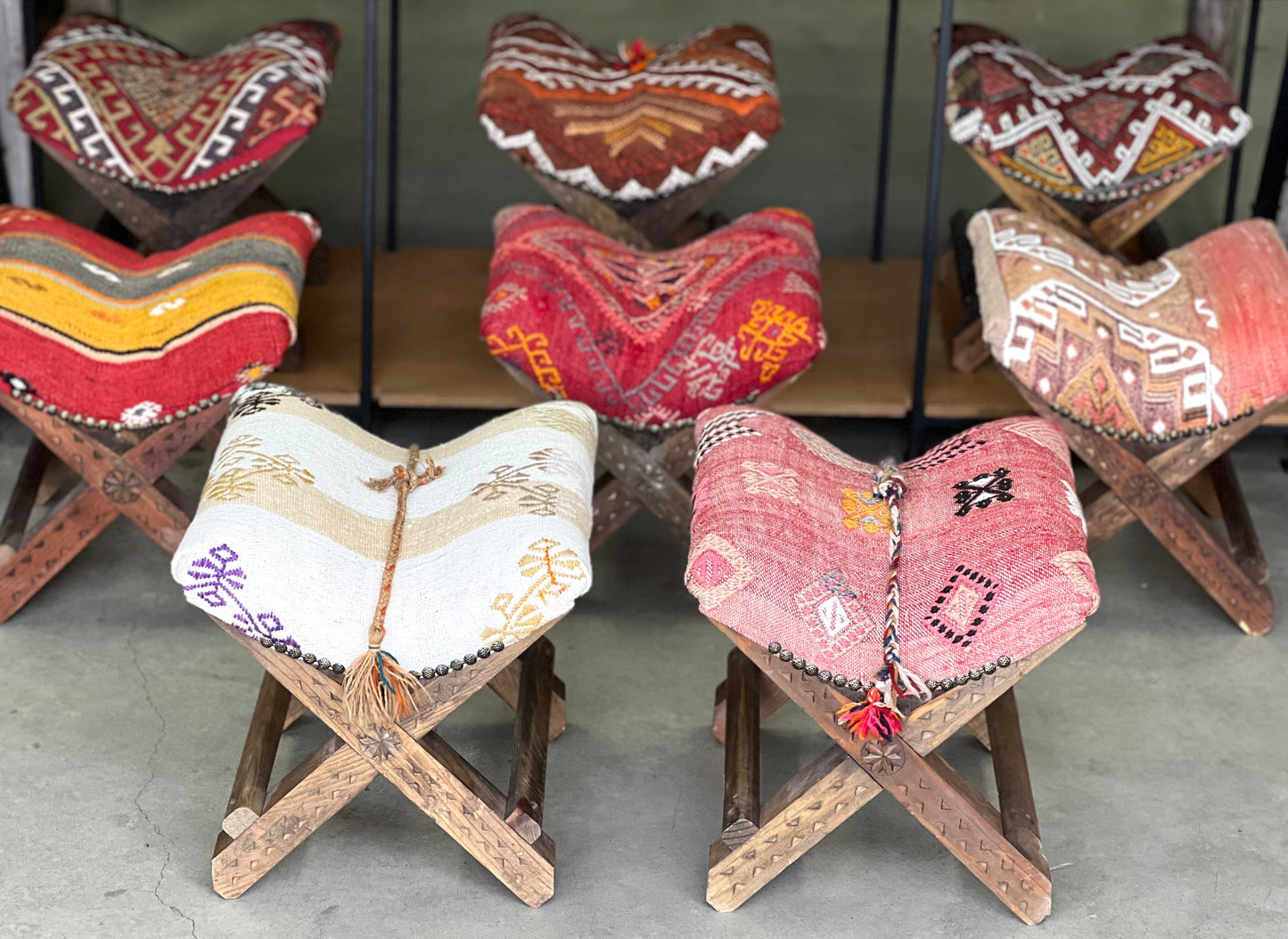 Vintage Turkish Teahouse Stool