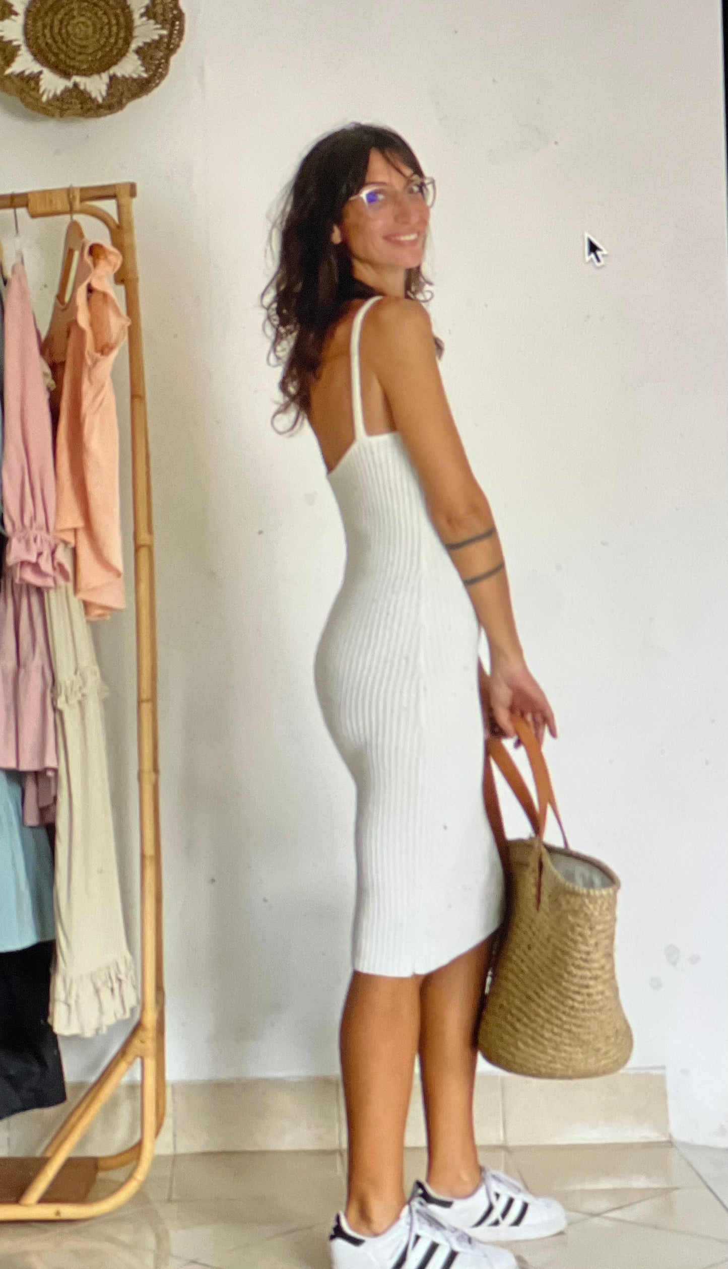 Coconut Milk || Kate midi knit dress