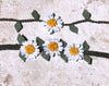 Turkish Sunflower and Daisy Needlepoint Bracelets
