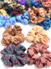 recycled saree scrunchies