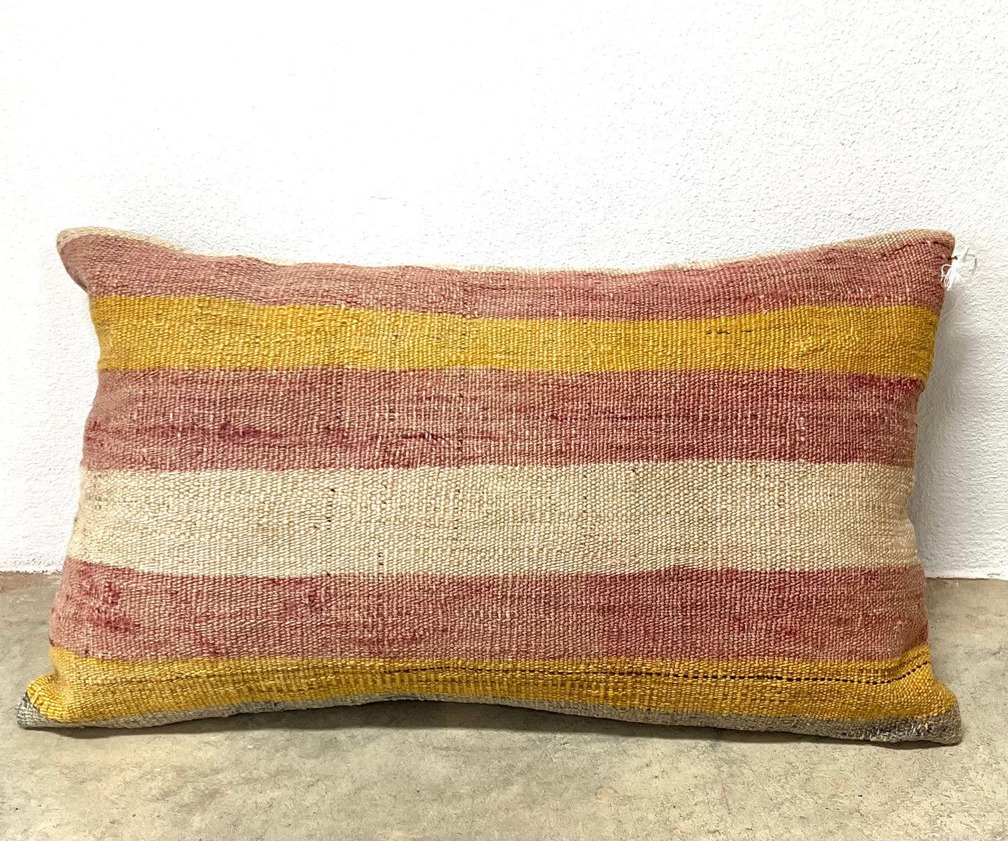 Turkish "recycled kilim/grain sack" cushion