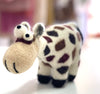 Quirky felt cow