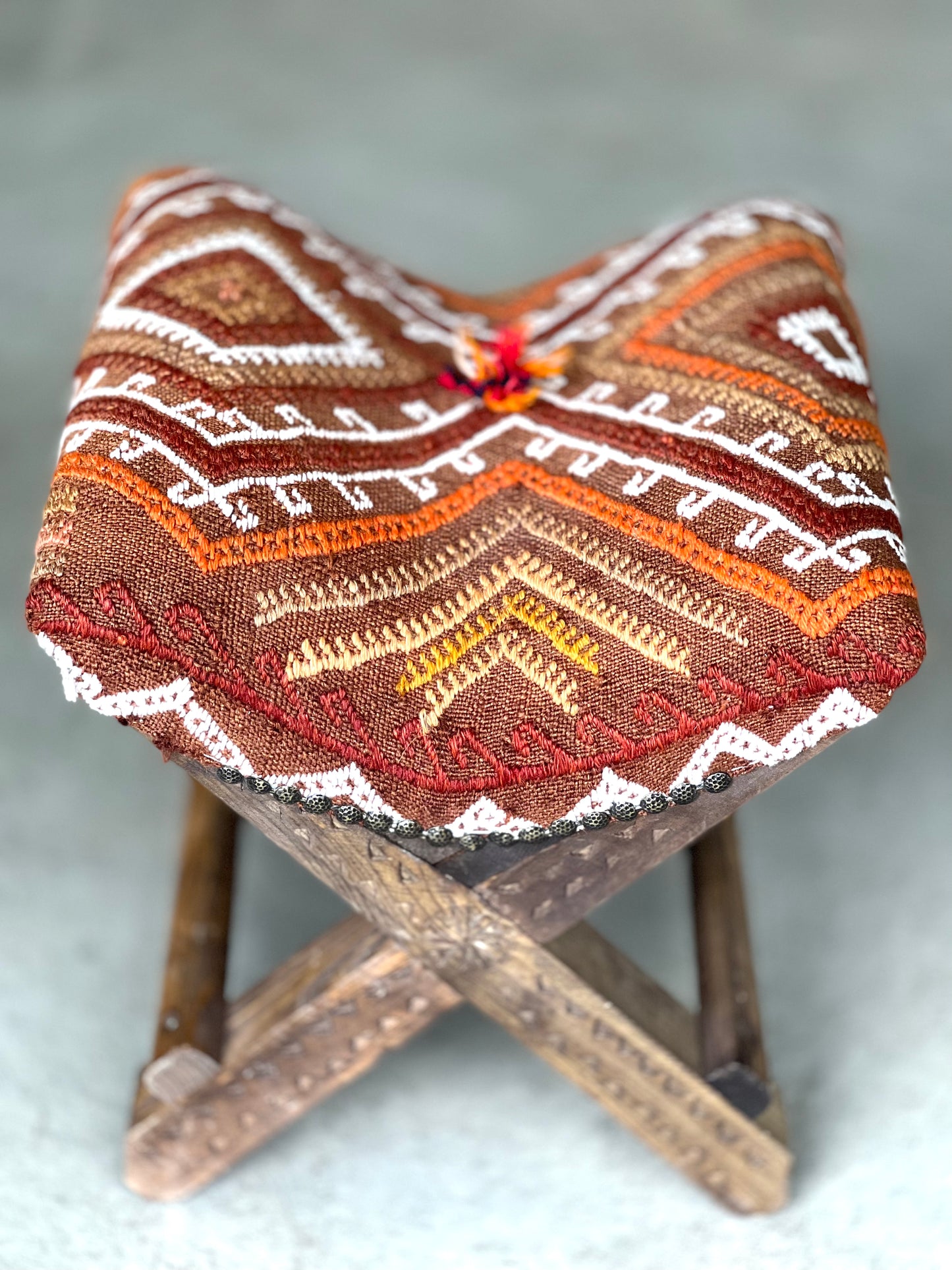 Vintage Turkish Teahouse Stool