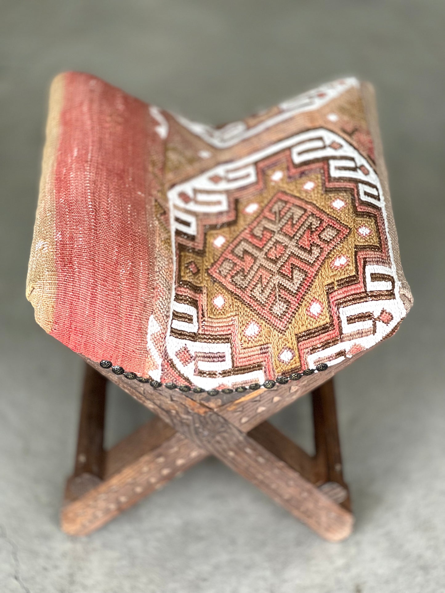 Vintage Turkish Teahouse Stool