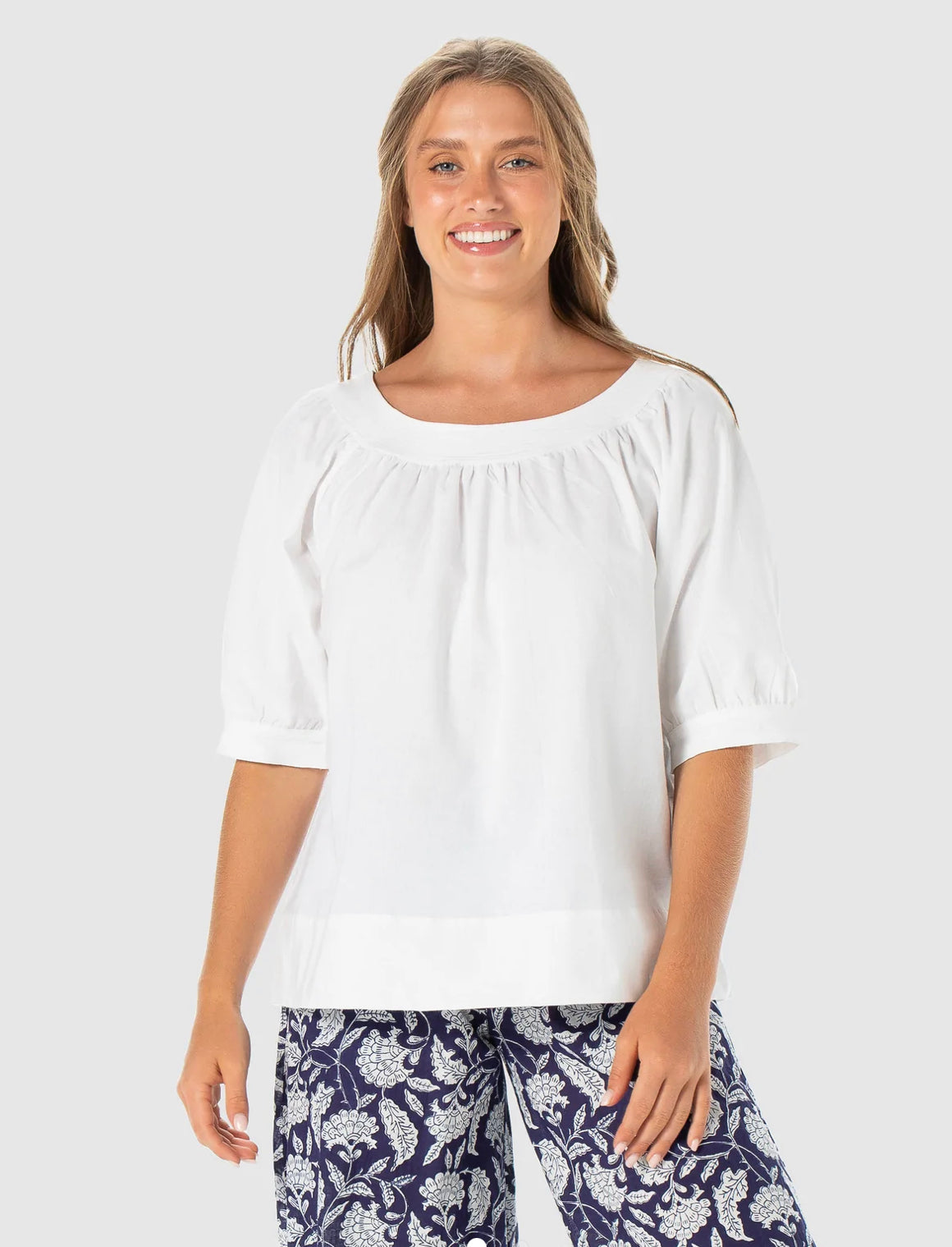 boomshankar || bliss top || white