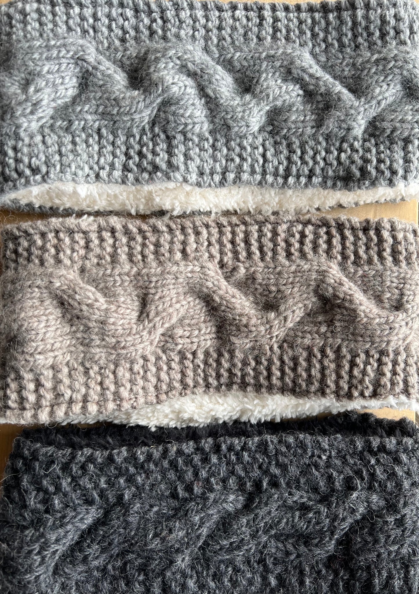 ethik merino wool || headwarmer with sherpa lining