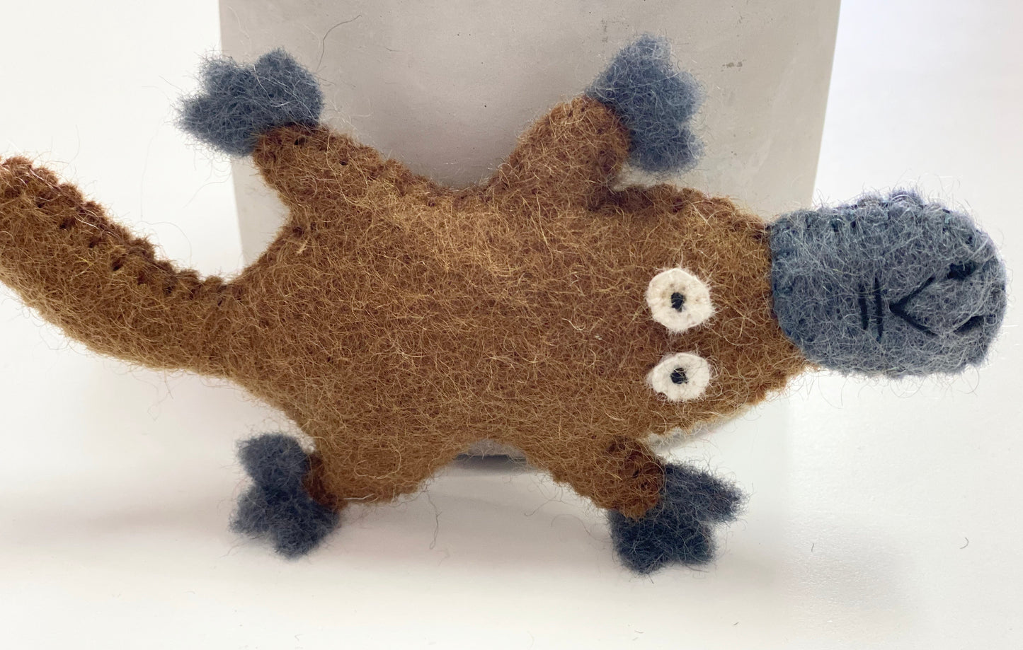 Felt platypus toy