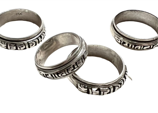 ethik jewellery || $45 silver spinner rings